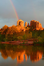 Description: Rainbow over Cathedral Rock Pictures