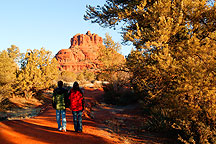 Description: Hikers on Trail to Bell Rock, Sedona, Arizona